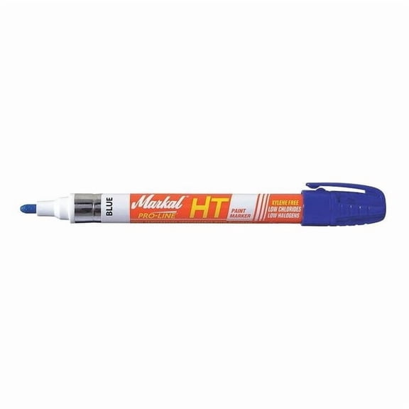 Markal Paint Marker, Medium Tip, Blue Color Family, Paint 97305