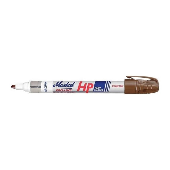 Markal Paint Marker, Medium Tip, Brown Color Family, Paint 96975