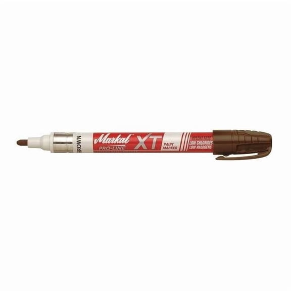 Markal Paint Marker, Medium Tip, Brown Color Family, Paint 97263
