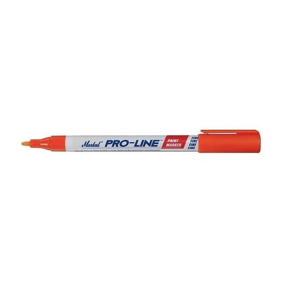 Markal Paint Marker, Medium Tip, Orange Color Family, Paint 96877