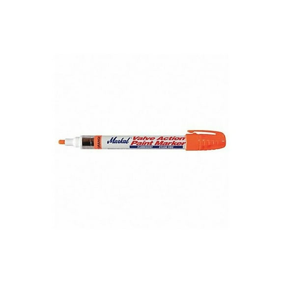 Markal Paint Marker, Medium Tip, Fluorescent Orange Color Family, Paint 97052