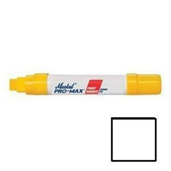 Markal Paint Marker, Medium Tip, White Color Family, Paint 90900