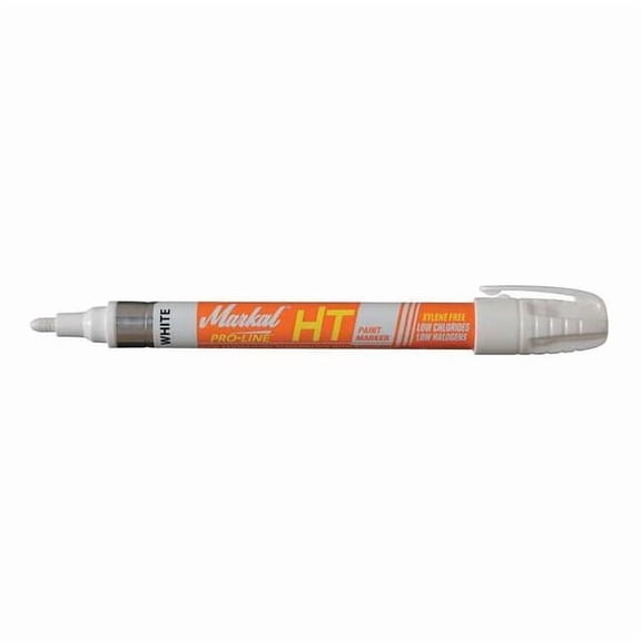 Markal Paint Marker, Medium Tip, White Color Family, Paint 97301