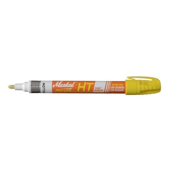 Markal Paint Marker, Medium Tip, Yellow Color Family, Paint 97302
