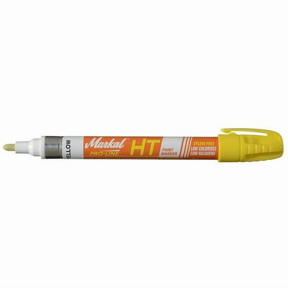 Markal Paint Marker, Medium Tip, Yellow Color Family, Paint 97302