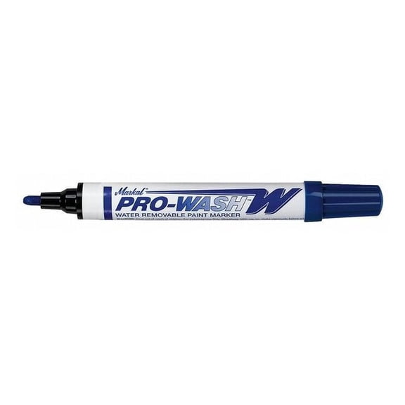 Markal Paint Marker, Medium Tip, Blue Color Family, Paint 97035