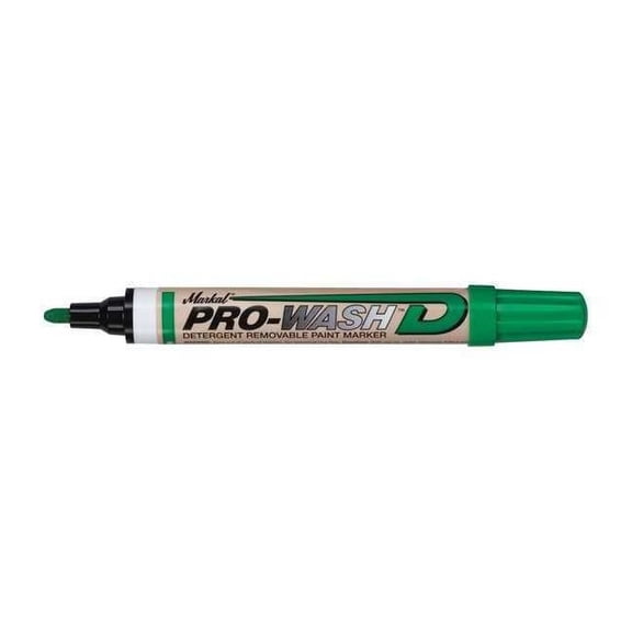 Markal Paint Marker, Medium Tip, Green Color Family, Paint 97016