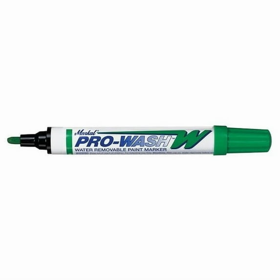 Markal Paint Marker, Medium Tip, Green Color Family, Paint 97036