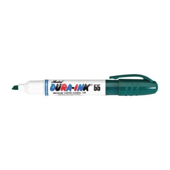Markal Permanent Marker, Chisel Tip, Green 96531