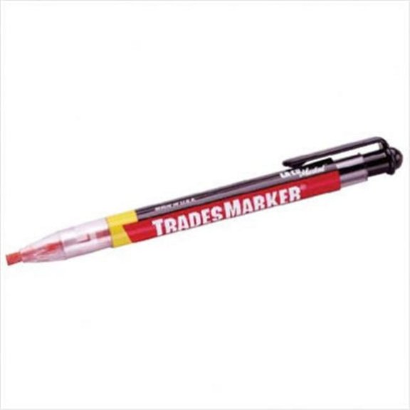Markal  Trades Marker Orange Refill 6-Pkg