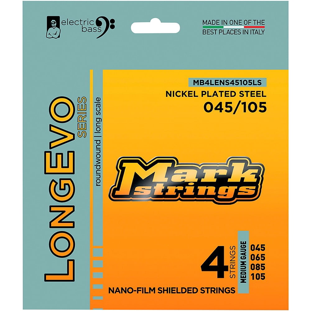 Markbass Longevo Series Nano Film Shielded Electric Bass Strings (45 - 105)