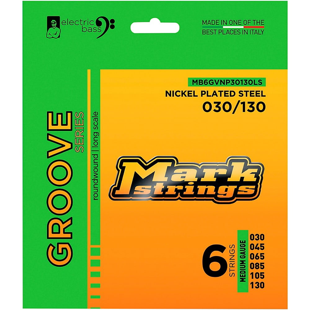 Markbass Markbass Groove Series Electric Bass Nickel Plated Steel Strings (30 - 130) Medium Gauge