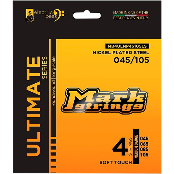 Markbass Ultimate Series Soft Touch Electric Bass Nickel Plated Steel Strings (45 - 105) Medium