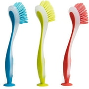 Markdowns Clearance! Cleaning Supplies Home Essentials, 3 Pieces Cleaning Brush Kitchen Utensils Suction Long Handle Sink Colored Dishwashing Brush Cleaning Brush, Cleaning Brush up to 50% Off