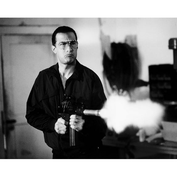Marked For Death Steven Seagal Action Pose 24x36 Classic Hollywood Poster