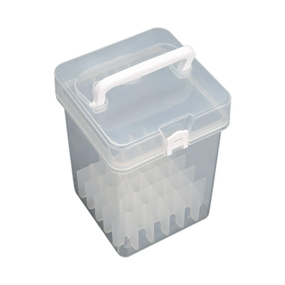 Marker Holder Brush Pen Organizer Case Waterproof Plastic Case Large Capacity