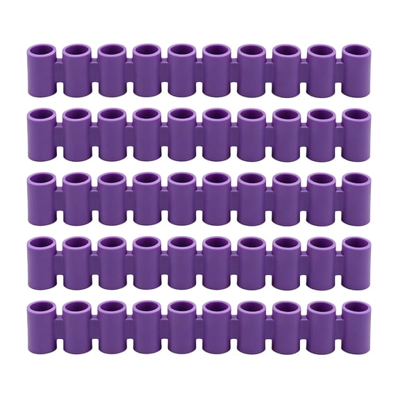 Marker Holders (5 Pack): Silicone Organizers for Broad Tip Markers, Prevent Lost Lids, Portable, Value Family Size, Dishwasher Safe