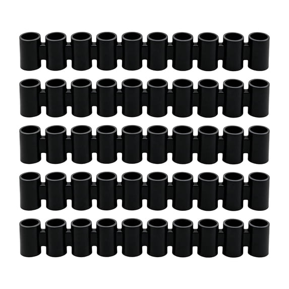 Marker Holders (5 Pack): Silicone Organizers for Broad Tip Markers, Prevent Lost Lids, Portable, Value Family Size, Dishwasher Safe