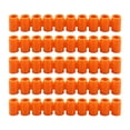 thumbnail image 1 of Marker Holders (Orange - 5 Pack): Silicone Organizers for Broad Tip Markers, Prevent Lost Lids, Portable, Value Family Size, Dishwasher Safe, 1 of 3