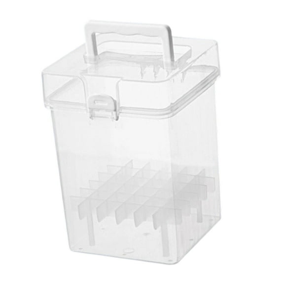 Marker Organizer Holder Clear Marker Storage Paint Sketch Marker Portable Handle PP Material for Home Office Art Studio