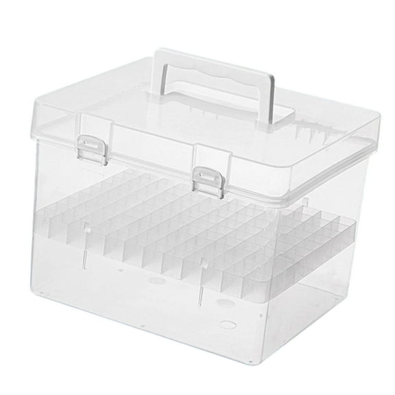 Marker Organizer Holder Marker Storage Box Clear Marker Case Removable Slot Base for Art Supplies Drawing Painting