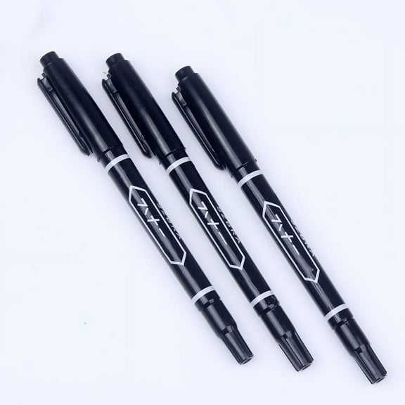 Marker Pen Double Tip Home Ink Blue Cd Dvd Marking Office Oily Outdoor