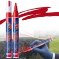 thumbnail image 1 of Marker Pen for Restoring Inscriptions, 3ml Red Paint Marker for Tombstones, Stone, and Metal, Weather Resistant and Scratch Proof for Lettering, 1 of 9