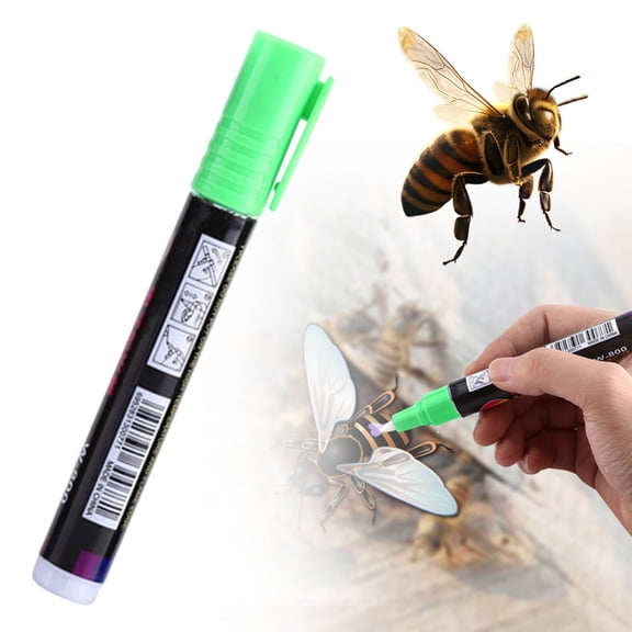Marker Pens,Queen Bee Marking Pen Waterproof Paint Pens,Quick-Drying Maker Pen Tool Beekeeper Maker,13.5cm (1PCS)