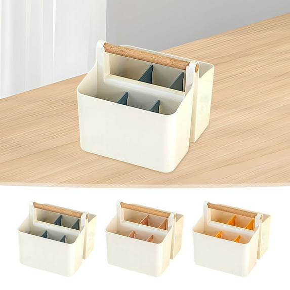 Marker Storage Box under $5! Yannianjz Marker Pen Storage Box, Portable Organizer with Multiple Compartments, Large Capacity Desktop Holder for Stationery and Art Supplies