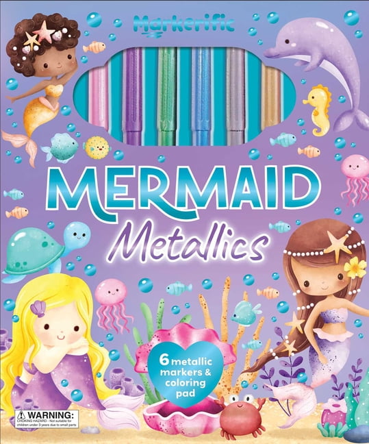 Markerific Markerific: Mermaid Metallics: Activity Folder with 6 ...