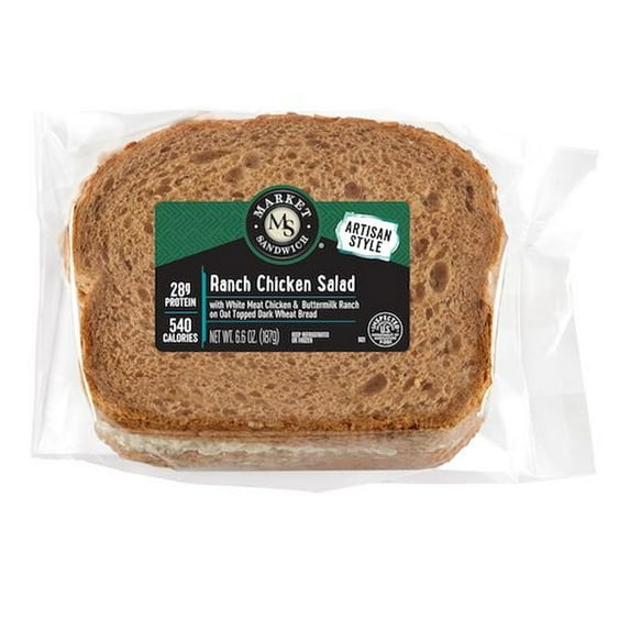 Market Artisan White Chicken Salad On Multigrain Bread Sandwich, 6.6 Ounce -- 8 per case