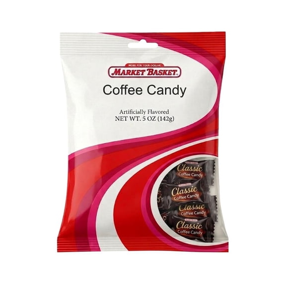 Market Basket Coffee Candy, Classic Hard Candy, 5 oz