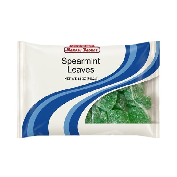 Market Basket Spearmint Leaves Soft Candy, 12 oz