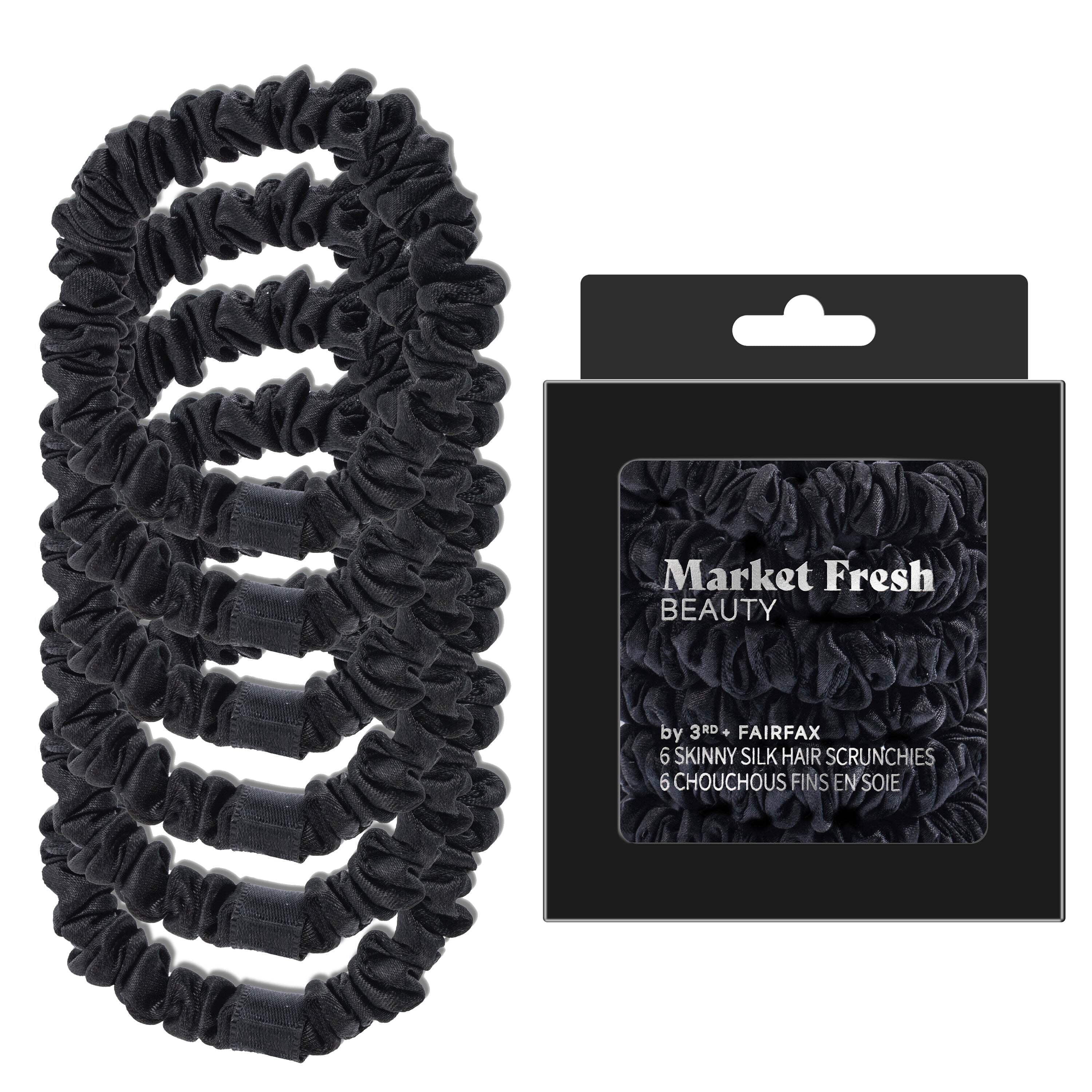 Market Fresh Beauty 100% Mulberry Silk Skinny Scrunchies - 6  display picture 3