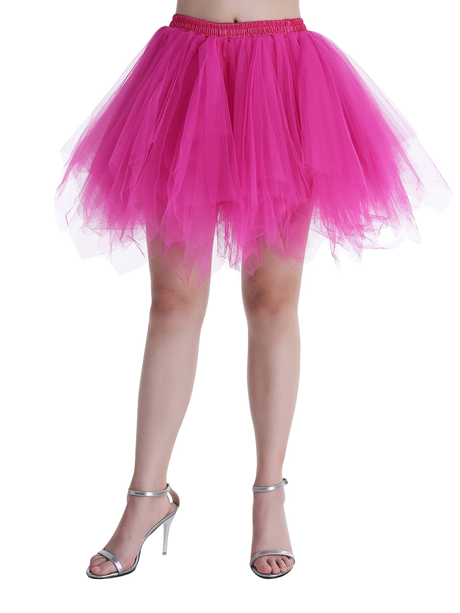 Market In The Box 1950s Women Tutu Skirt Vintage Short Tulle Petticoat