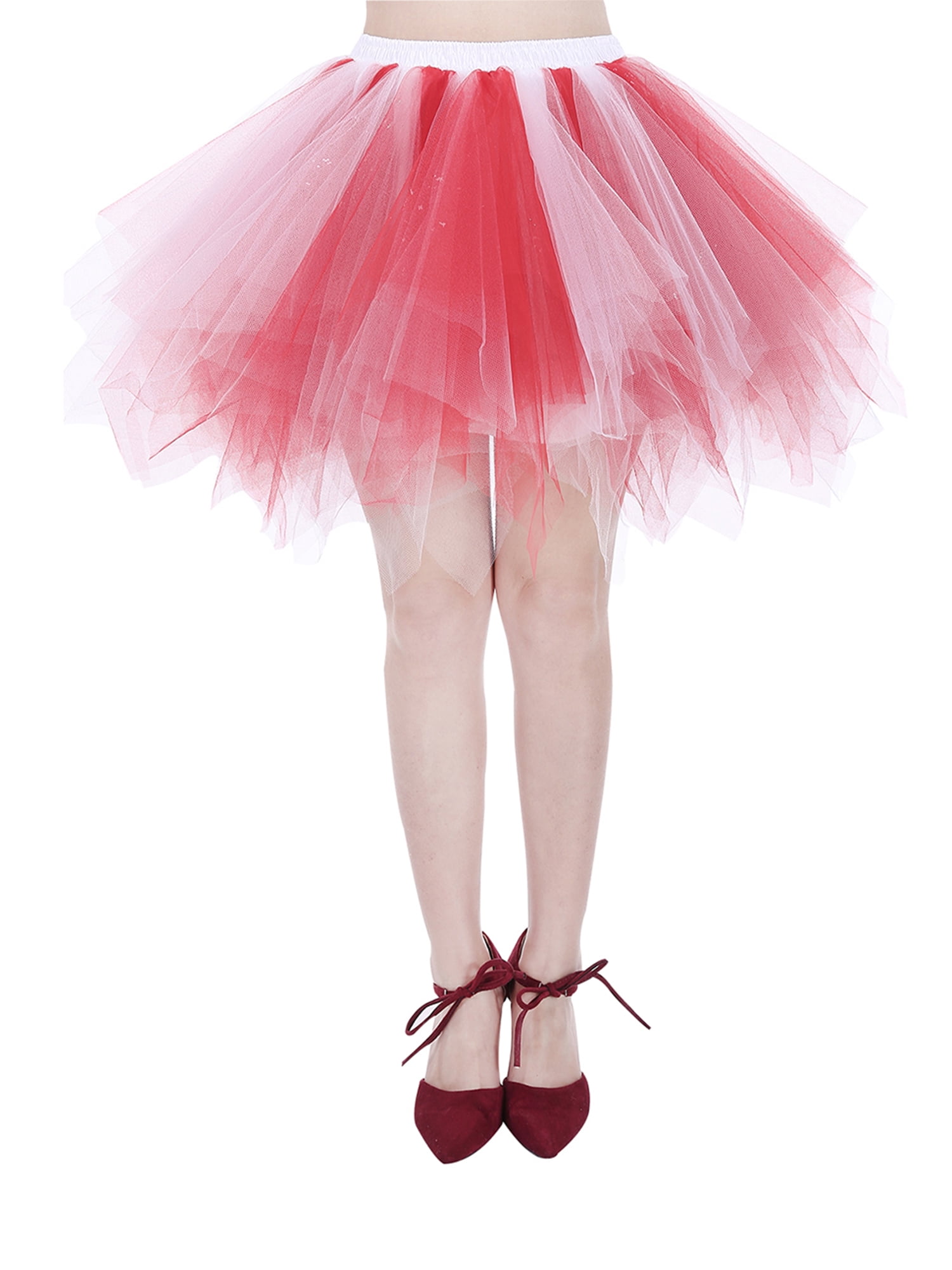 Short Tutu Ballet Bubble Skirt 50's Tulle Party Vintage Petticoat
