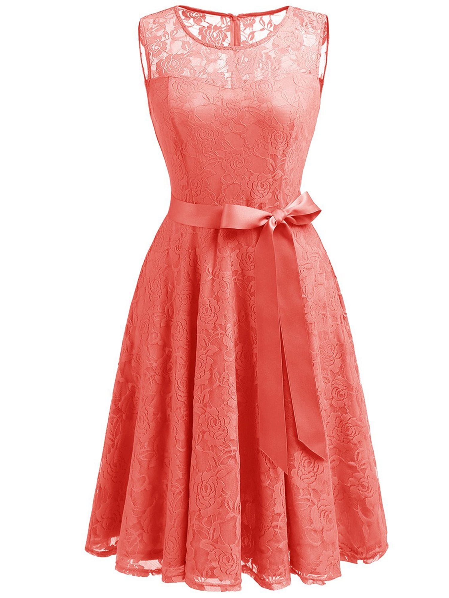 short coral lace dress Coral Lace Party Dress Short Light Coral Bridesmaids Dress Chiffon Par –  DaisyFormals-Bridesmaid and Formal Dresses in 59+ Colors