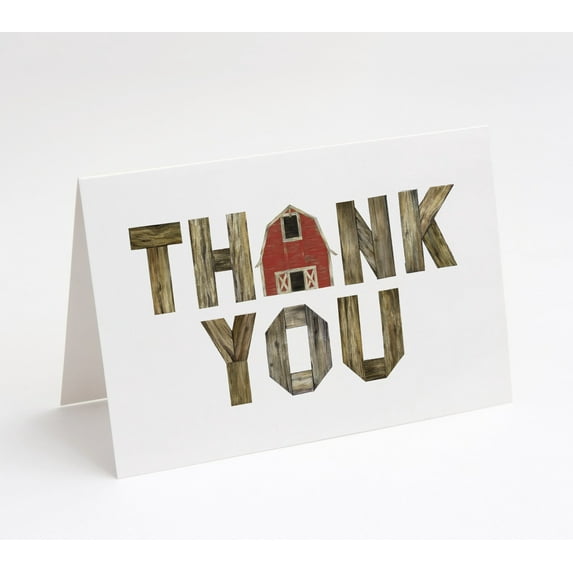 Market On Mainstreet Watercolor 4H Thank You Cards, Great for 4H, Farmers or FFA, 25 Blank Cards with Envelopes, Made in The USA