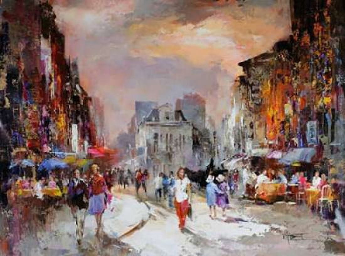 Market Square Canvas Art - Willem Haenraets (18 x 24)