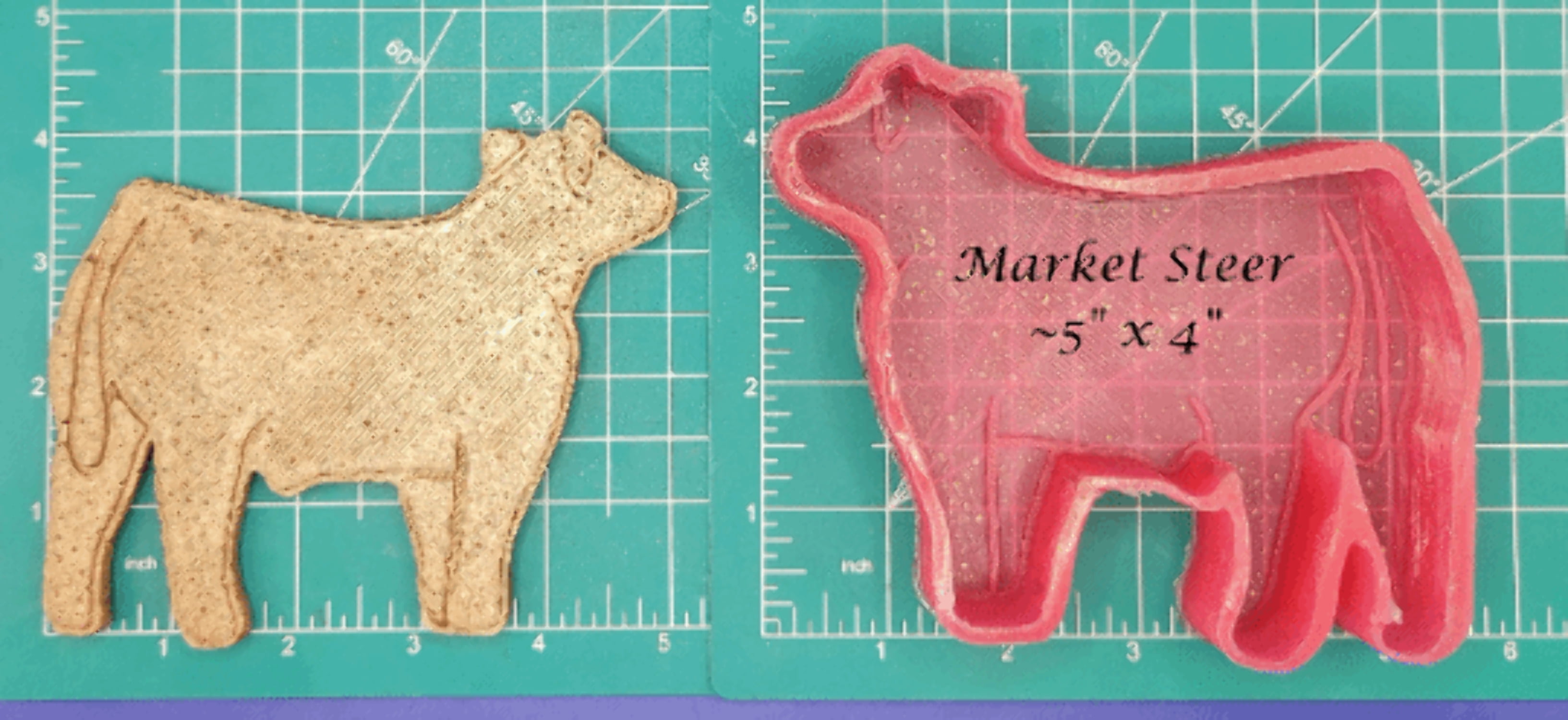 Market Steer Silicone Freshie Mold