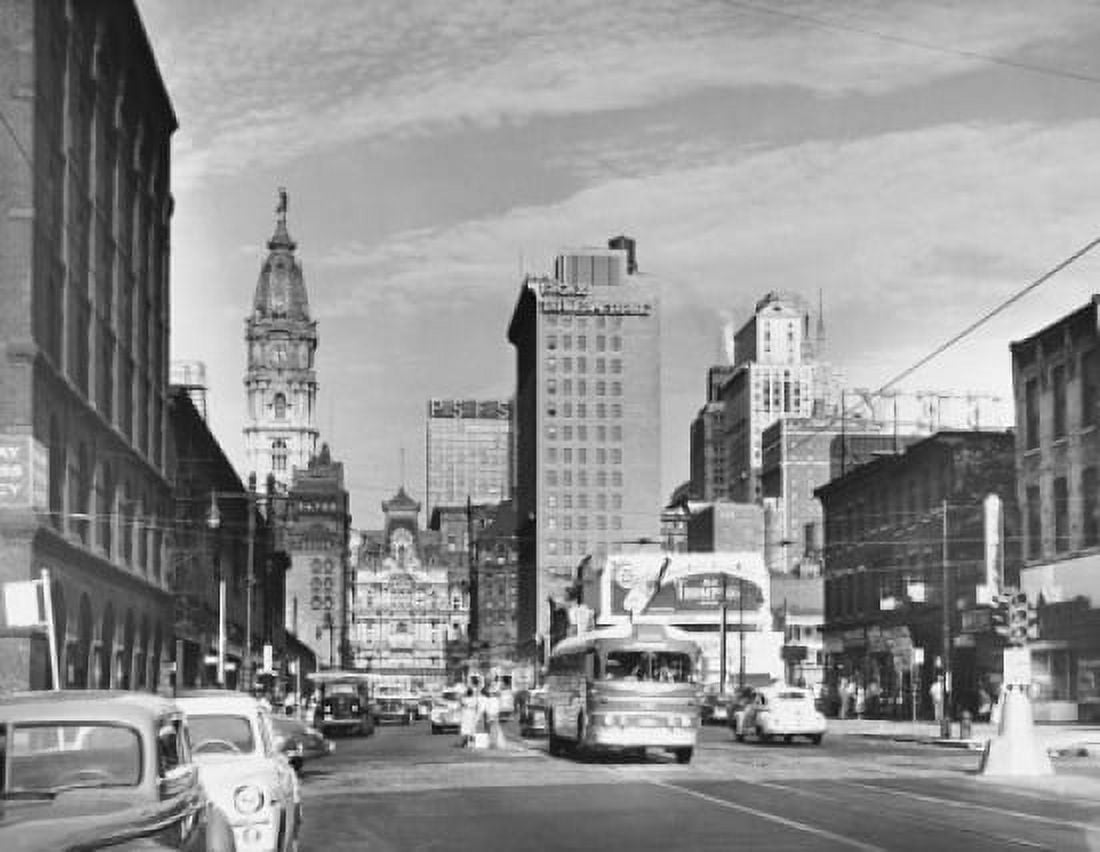 Market Street Philadelphia Pennsylvania USA Canvas Art - (24 x 36)