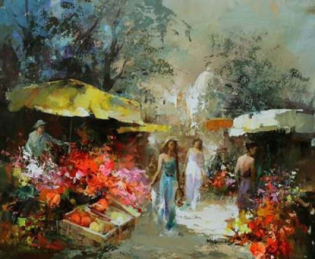 Market place I Canvas Art - Willem Haenraets (20 x 24)