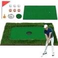 thumbnail image 1 of MarketLane Floating Golf Green for Pool, Floating Chipping Green Includes Golf Hitting Mat, 6 Golf Balls, Golf Flag, Golf Cup & Golf Tee, Golf Training Mat, Outdoor Pool Golf Game,35.5" x 23.5", 1 of 9