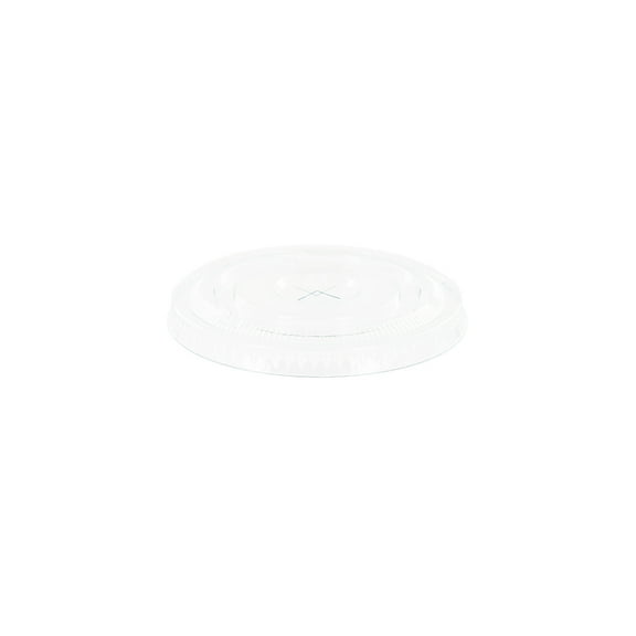 MarketPRO Flat X-Slot Plastic Lid for 9-12 oz Cold Cups | 1000 Per Case