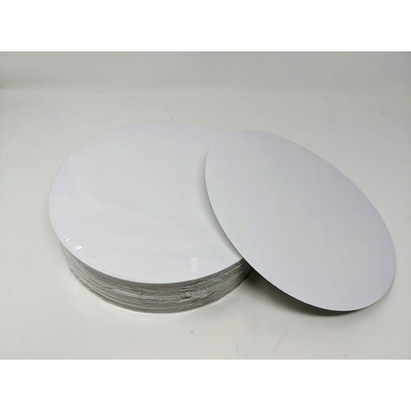 MarketPro 9" Diameter Foil Board Round Flat Lid | 500/Case