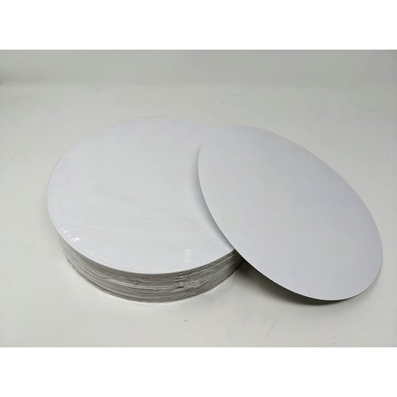 MarketPro 9" Diameter Foil Board Round Flat Lid | 500/Case