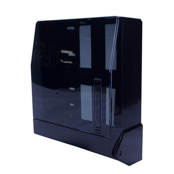 MarketPro C-Fold/D-Fold Towel Dispenser Smoke/Black, Paper Towel, 25.25" Length x 16.25" Width x 30.5" Height | 1 Each