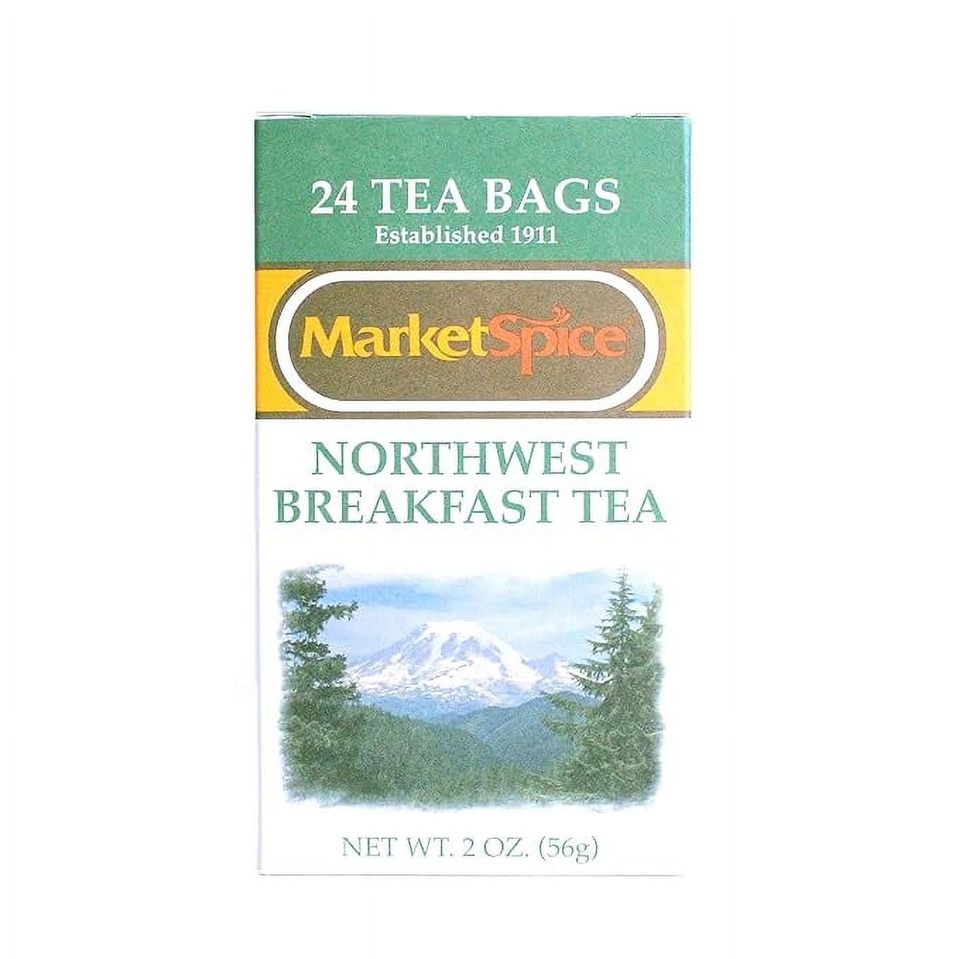 MarketSpice Tea Bag, Northwest Breakfast, 24 Count, 2 ounce - Walmart.com