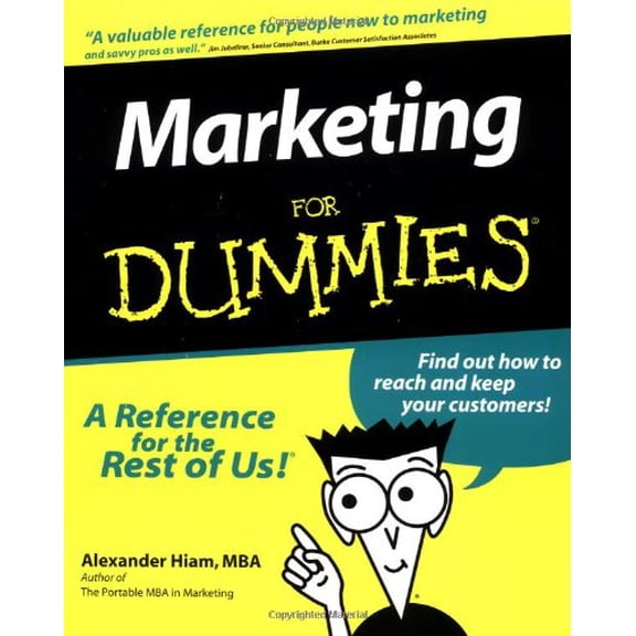Pre-Owned Marketing For Dummies by Alexander Hiam (Paperback)