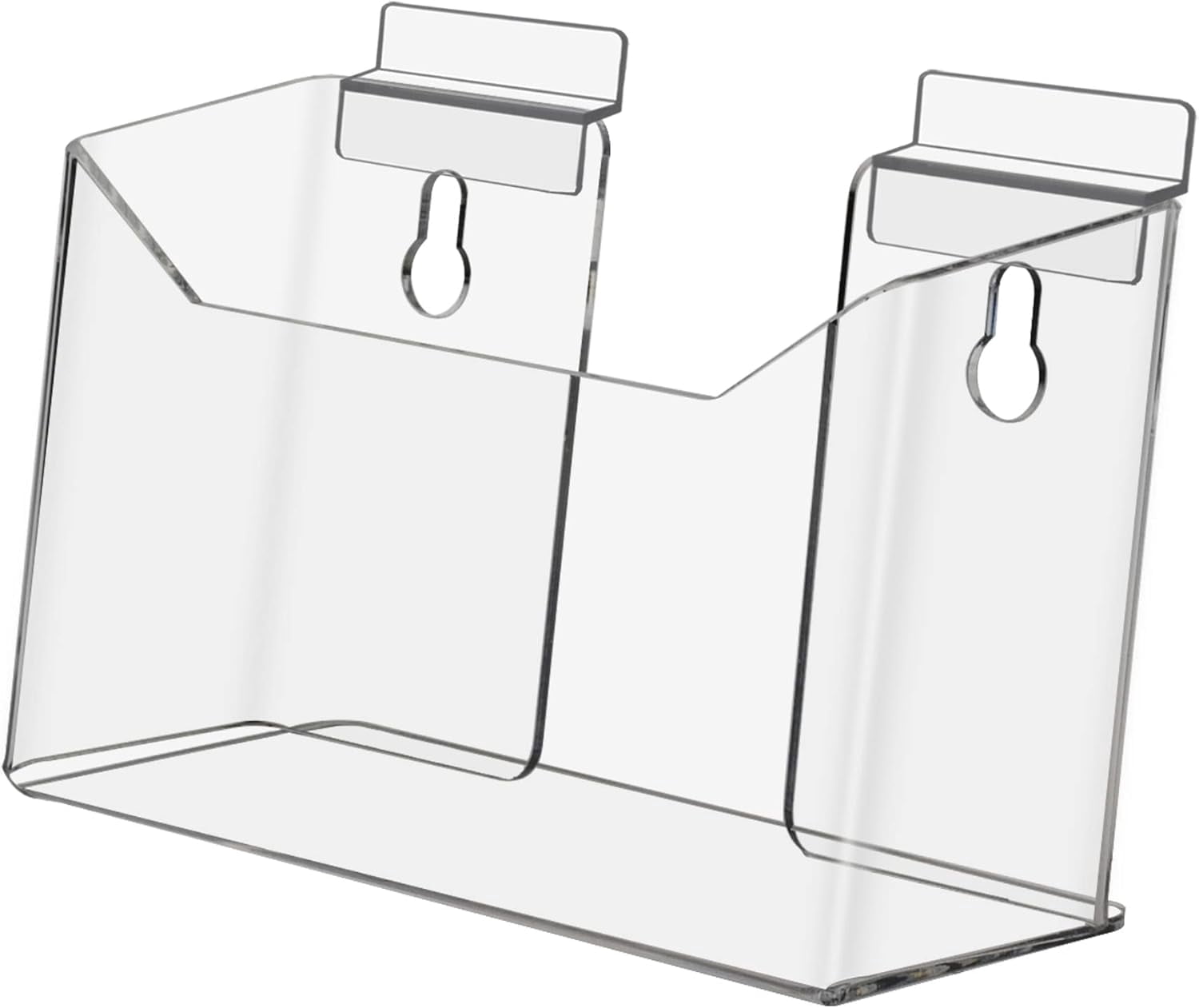 Marketing Holders 4 Pack Slatwall Postcard Holder for 6 Inch Wide ...